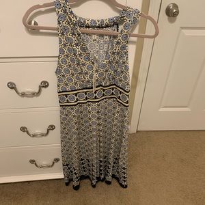 LOFT Yellow & Blue Dress